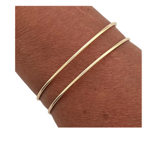 Load image into Gallery viewer, SB272 18K Gold Plated double wire Bracelet