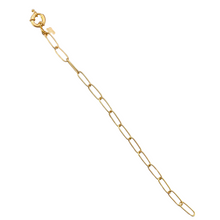 Load image into Gallery viewer, SB274 18K Gold Plated &quot;paperclip&quot; Bracelet