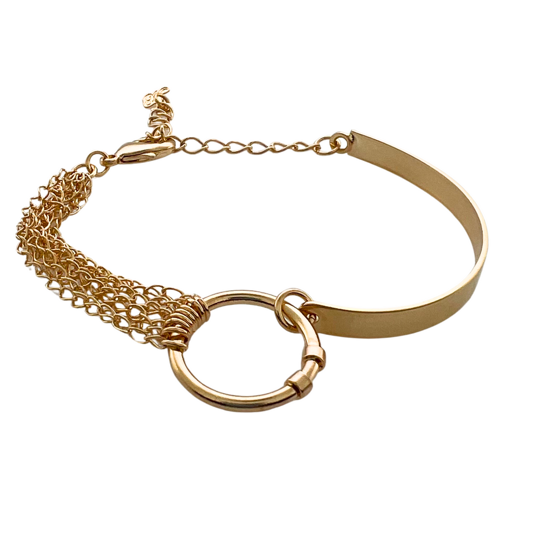 SB290 18K Gold Plated Bracelet