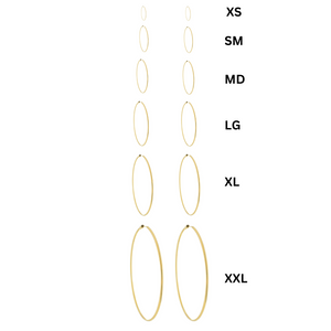 SE731XS 18k Gold Plated Hoops