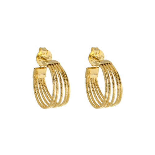 SE849 18K Gold Plated Hoop