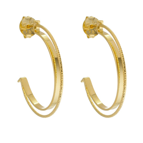 SE850 18K Gold Plated Hoop