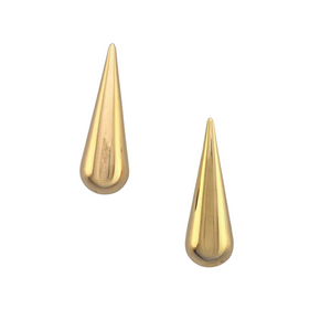 SE962 18K Gold Plated "long tear drop" Earrings