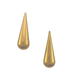 SE962 18K Gold Plated "long tear drop" Earrings