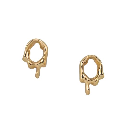 SE974 18K Gold Plated Organic Earrings