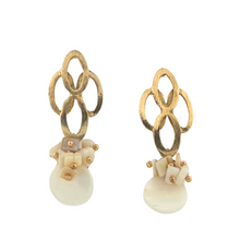 Load image into Gallery viewer, SE996 18K Gold Plated Earrings with Mother of Pearls