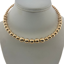 Load image into Gallery viewer, SN443 18K Gold Plated choker with balls