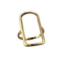 Load image into Gallery viewer, SR108 &quot;Rectangular&quot; Geometric Desing Ring