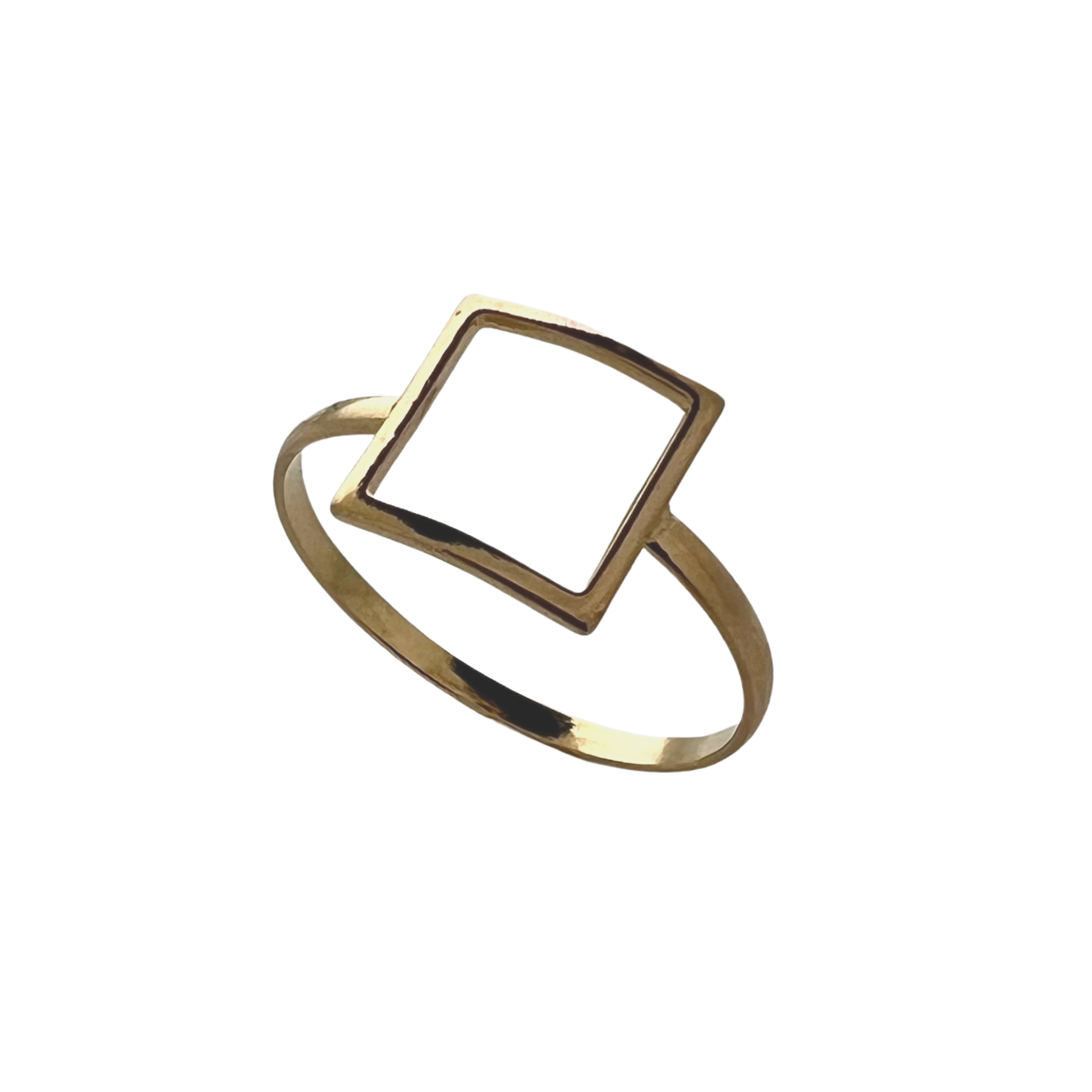 Square shape deals ring design