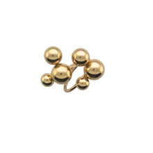 Load image into Gallery viewer, SR121 Set of 2 18K Gold Plated Adjustable rings