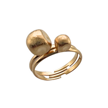 Load image into Gallery viewer, SR129AB 18K Gold Plated set of 2 Rings