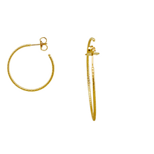 Load image into Gallery viewer, SE860LG 18K Gold Plated Hoops